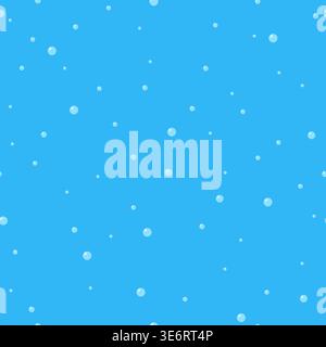 Water air bubble seamless pattern Stock Vector