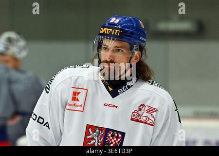 Daniel Vozenilek attends Czech national ice hockey team training ...