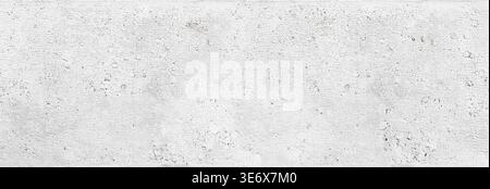 White concrete wall showing textured surface and rough pattern Stock Photo