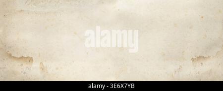 Old paper texture showing stained vintage blank parchment as background material Stock Photo