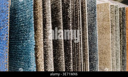 Carpet texture samples close-up Stock Photo