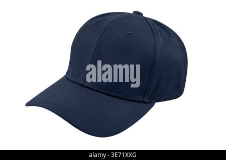 1 Blue Basecap isolated on white background Stock Photo