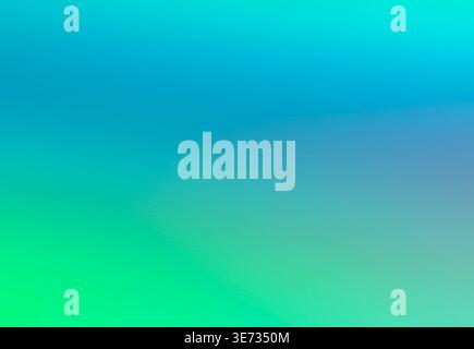 Colorful blurred abstract background texture painted watercolor paint brush blue green yellow spring summer gradient hues. Stock Photo