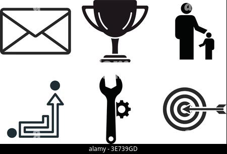 Modern Lifestyle Travel and Outdoor Activity Vector  Icons Stock Vector