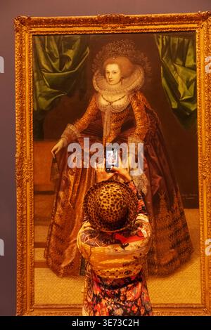 Art, Medieval portrait of woman Stock Photo - Alamy