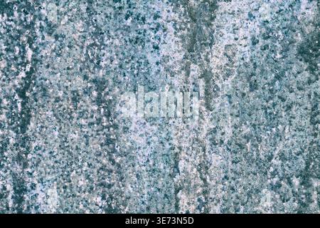 Abstract grunge background. Old weathered painted blue surface. Shabby wall Stock Photo