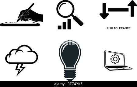 Creative Business Strategy and Analysis Concept Illustration Stock Vector
