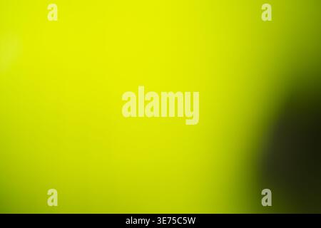 Solid vibrant lime green abstract blurred background for copy space Stock Photo