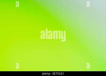 Minimalist soft gradient background in lime green and pale yellow tones Stock Photo