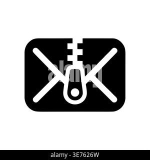 Compressed file icon with zip on archive folder vector illustration Stock Vector