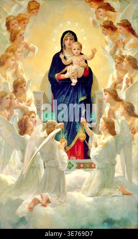 William-Adolphe Bouguereau The Virgin With Angels Stock Photo - Alamy