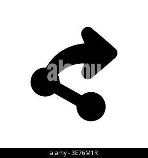 Share icon vector illustration, arrow, send, social media concept Stock Vector