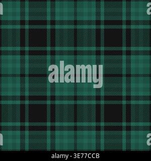 Check seamless pattern. Green small checks background. Repeated gingham patern plaid. Scottish style design prints. Repeating texture checkered plaids Stock Vector