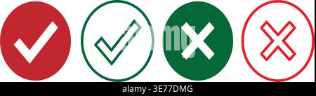 Color-coded hazard symbols for flammable, corrosive, toxic and explosive substances Stock Vector