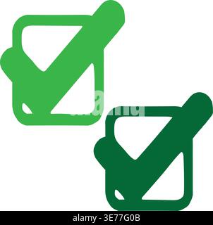 Green reusable silicone storage bags with white locking seals on a white background Stock Vector