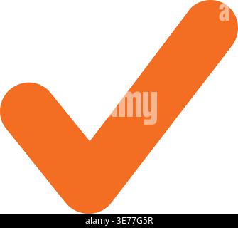 A minimalist orange heart symbol with soft edges and a subtle glow Stock Vector