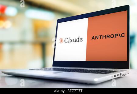 Claude large language models developed by Anthropic Stock Photo