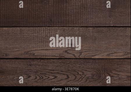 Old grunge dark textured wooden background, top view Stock Photo