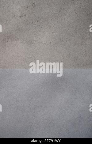 Subtle white and grey painted textured wall Stock Photo