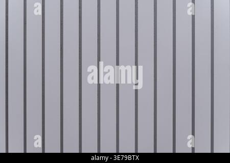 The texture of vertical corrugated panels Stock Photo