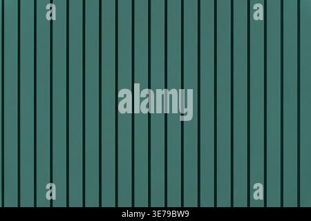 The texture of vertical corrugated panels Stock Photo