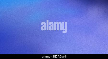 Abstract blue and purple gradient background creating soft noise texture Stock Photo