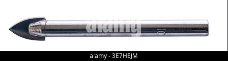 ceramic drill bit on a white isolated background Stock Photo