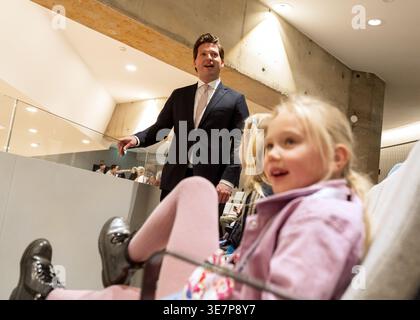 THE HAGUE - Speaker of the House Thom van Campen during the Open Day of the House of Representatives. During this day, there is an opportunity to take a look behind the scenes of Dutch politics. LINA SELG / ANP netherlands out - belgium out Stock Photo