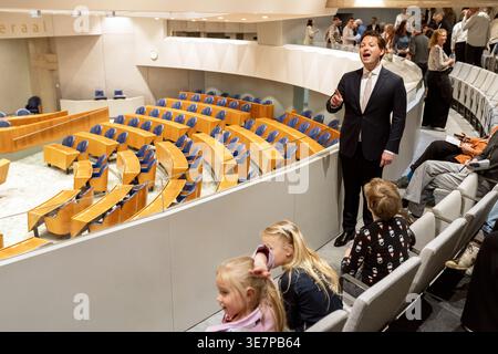 THE HAGUE - Speaker of the House Thom van Campen during the Open Day of the House of Representatives. During this day, there is an opportunity to take a look behind the scenes of Dutch politics. LINA SELG / ANP netherlands out - belgium out Stock Photo