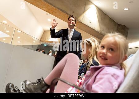 THE HAGUE - Speaker of the House Thom van Campen during the Open Day of the House of Representatives. During this day, there is an opportunity to take a look behind the scenes of Dutch politics. LINA SELG / ANP netherlands out - belgium out Stock Photo