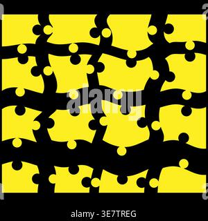 Wavy line pattern. Abstract curve Vector. Minimal motion stroke. Fluid black shape.  Stock Vector