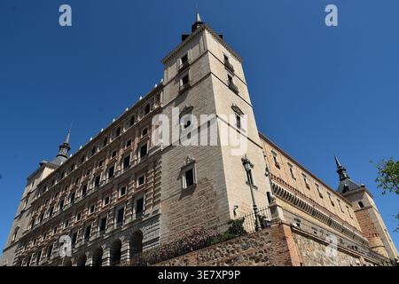 The Alcazar of Toledo in Spain Stock Photo