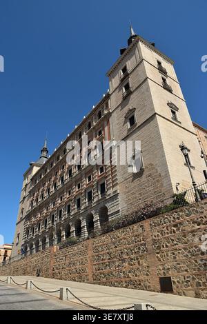 The Alcazar of Toledo in Spain Stock Photo