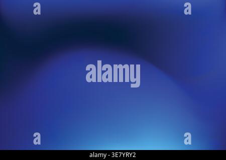 Abstract Blue Gradient Mesh Background. Royal blue dynamic vector technology backdrop. Smooth blurred blue template for banner, web page, ads Stock Vector