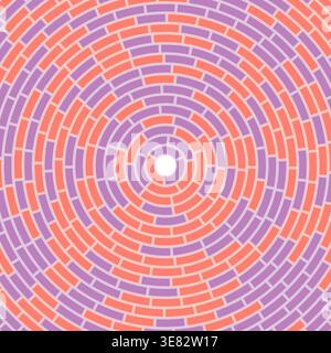Segments centered. Abstract pattern. Solid cells in frame. Heavy weight. Small padding. Creative vector illustration. Stock Vector