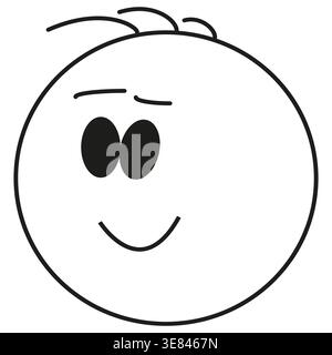 Winking face icon. Playful eye symbol. Smiling emoji figure. Vector expression element. EPS 10. Stock Vector