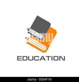 College education text book graphic icon or sign Stock Vector