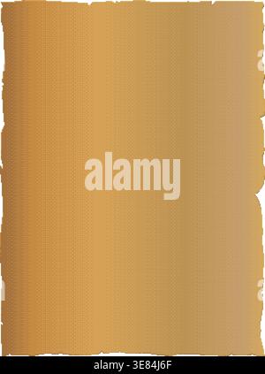 Pixel parchment paper scroll background texture Stock Vector
