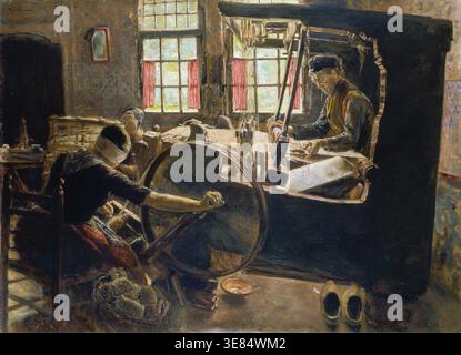 The Weaver, 1882. Stock Photo