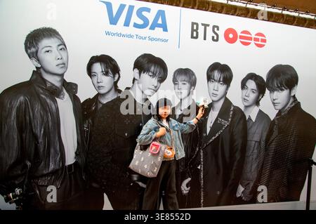 BTS World Tour 'ARIRANG', Apr 12, 2026 : A fan outside the venue