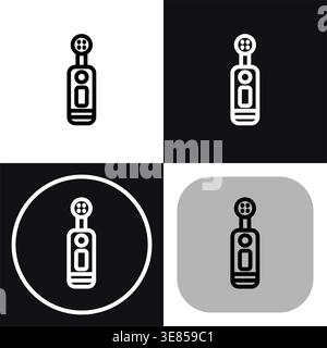 Electrical tooth brush icon symbol - Electrical tooth brush for human hygiene treatment and brush teeth vector illustration. Stock Vector