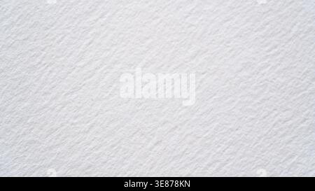 Seamless white watercolour paper background texture. A flat background design for staging, featuring rough white paper sheets with a space reserved fo Stock Photo
