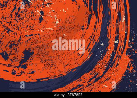 Abstract Grunge Background. Horizontal template. Stock Vector
