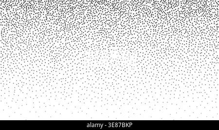 Stippling gradient, noise gradient background, stipple effect made by abstract star shapes. Noise gradient texture background. Stock Vector