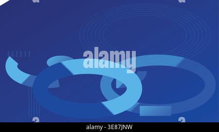 Title	 Abstract overlapping circular arrows in four colorful gradient panels, representing continuous cycles, interconnected processes, and dynamic fl Stock Vector
