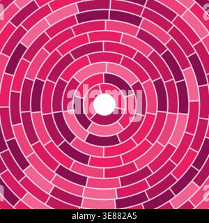 Segments centered. Abstract pattern. Solid cells in frame. Medium weight. Medium padding. Stylish vector illustration. Stock Vector
