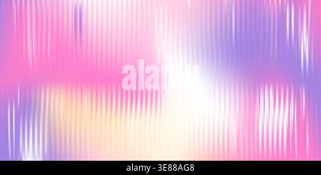 A striking vector illustration of a purple and yellow abstract glass distortion background featuring a bold and artistic gradient effect Stock Vector
