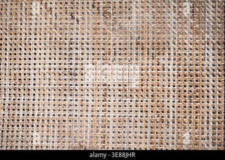 Handmade bamboo cross-weave background. close-up Stock Photo