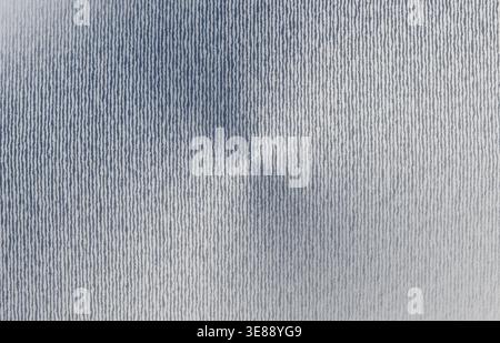 Grey fabric texture background with vertical stripes and soft lighting Stock Photo