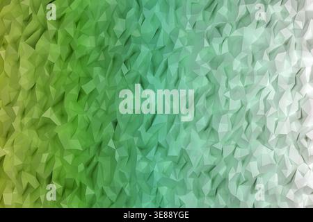 Multicolor low poly geometric crystal texture with faceted polygonal design background Stock Photo